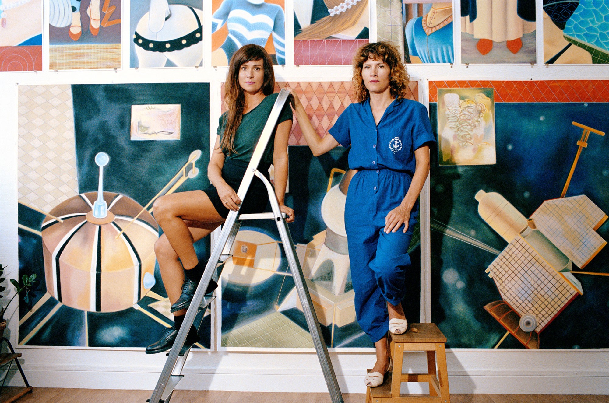 Portrait of Hippolyte Hentgen (Gaëlle Hippolyte and Lina Hentgen), photo by Camille Vivier